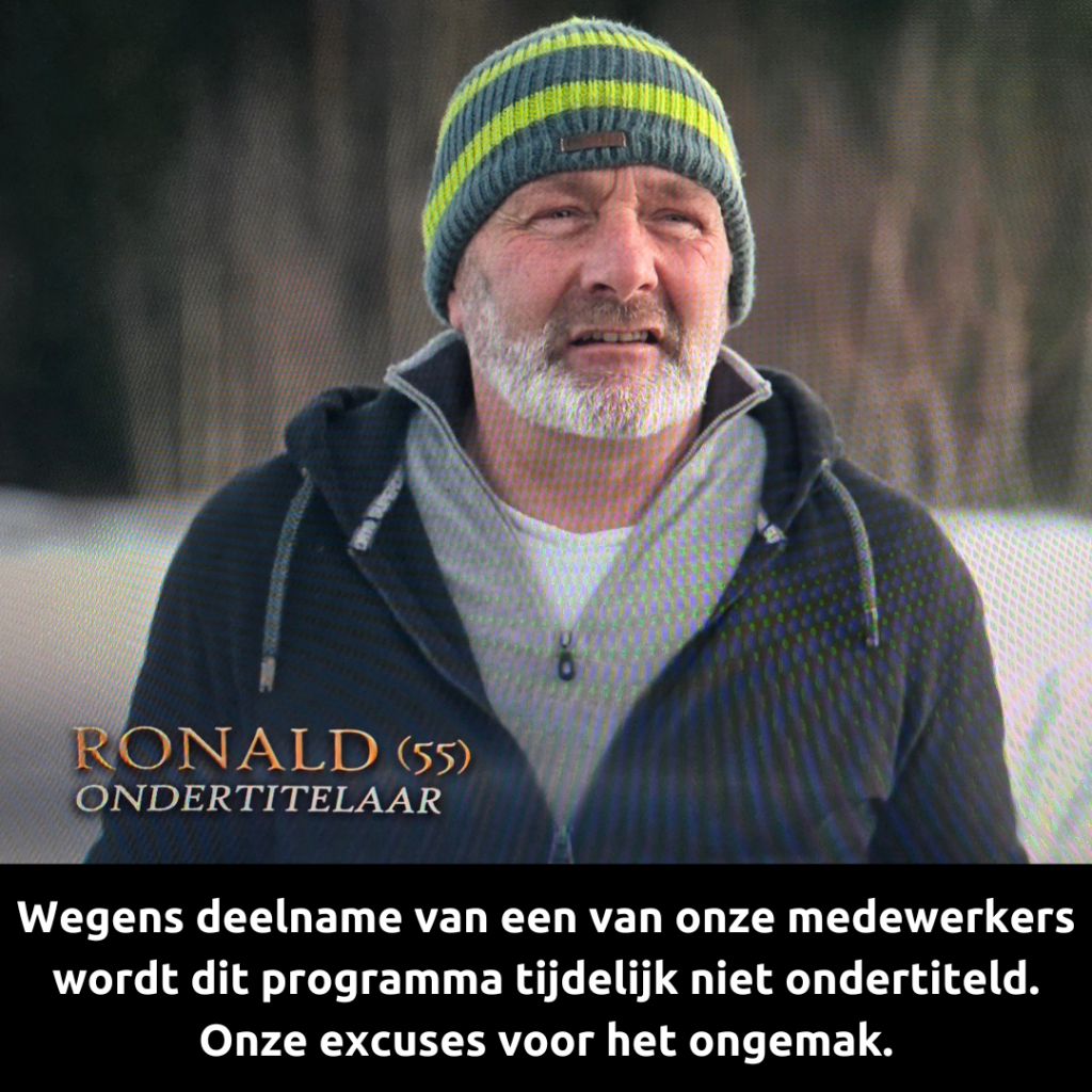 Ondertitelaar Ronald