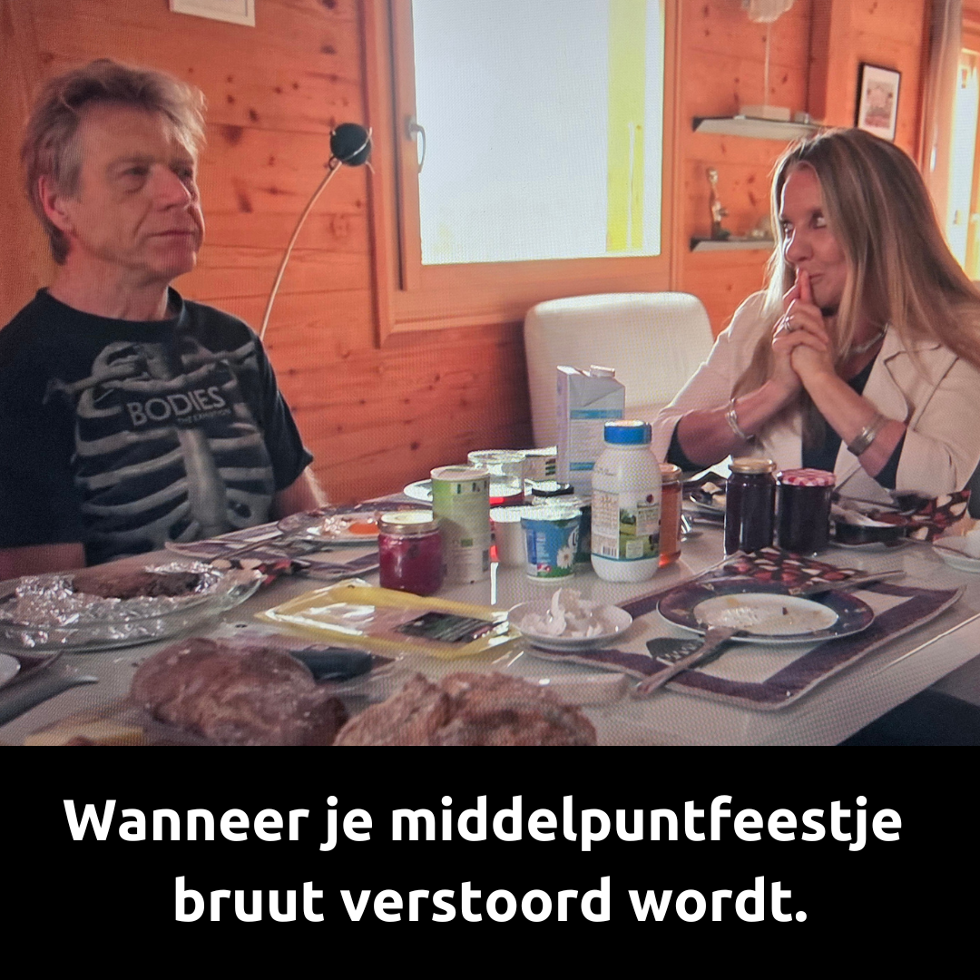 Harm (sip) en Monique ontbijten