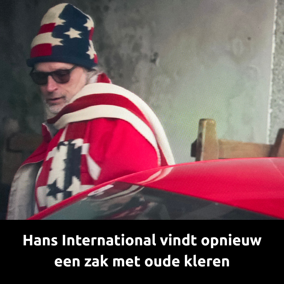 Hans International met gekke kleren