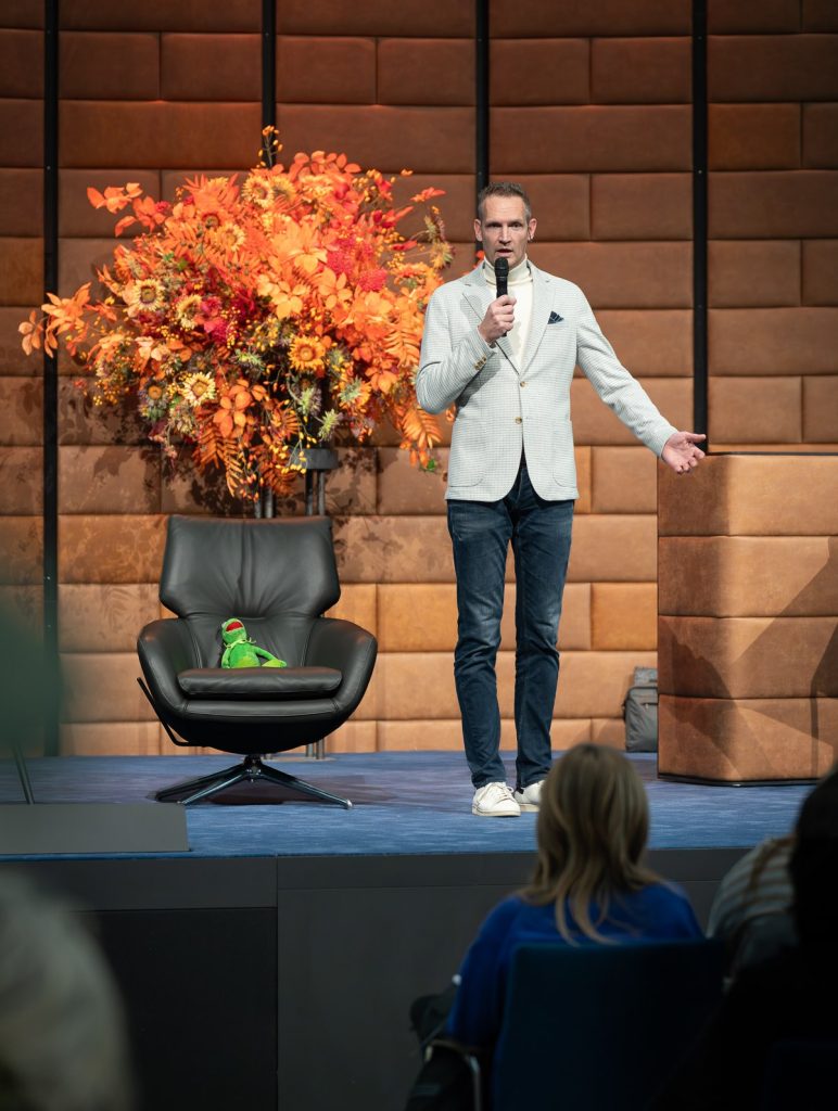Rick Evers staat op het podium